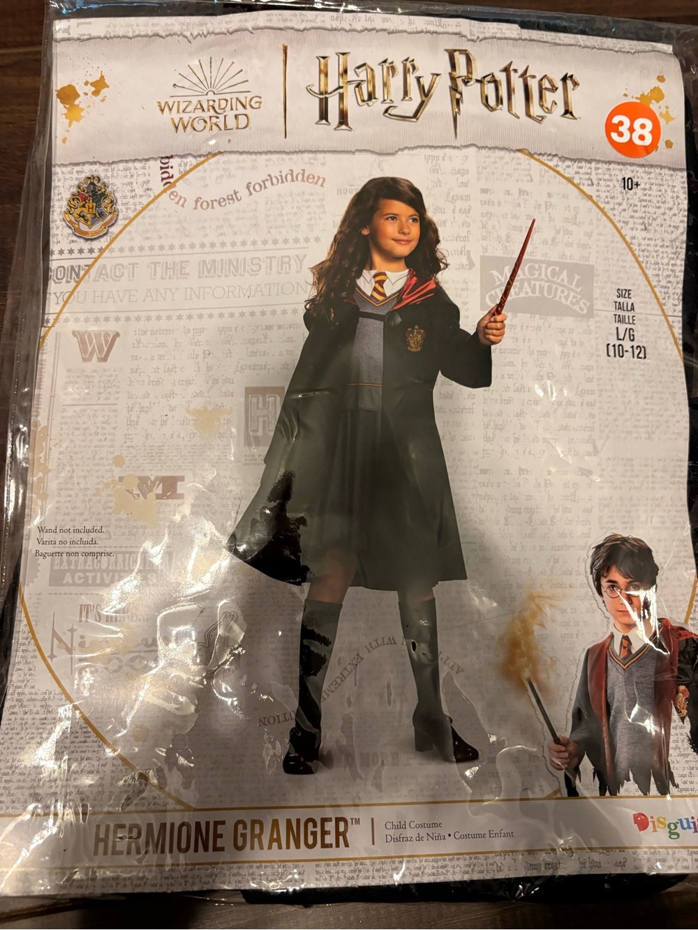 Harry Potter Hermione Granger Kids Costume - Black & Maroon (Wizarding World)